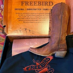 woodland leather cowboy boots